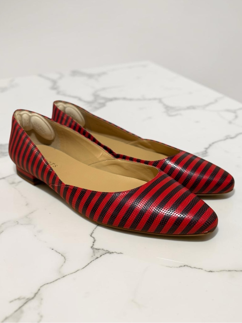 Talbots Striped Flats 10.5
